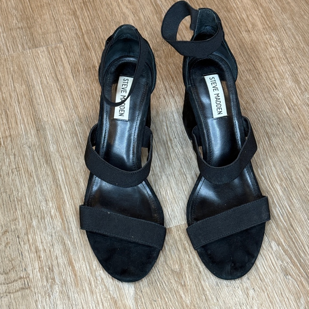 Black Block Heels